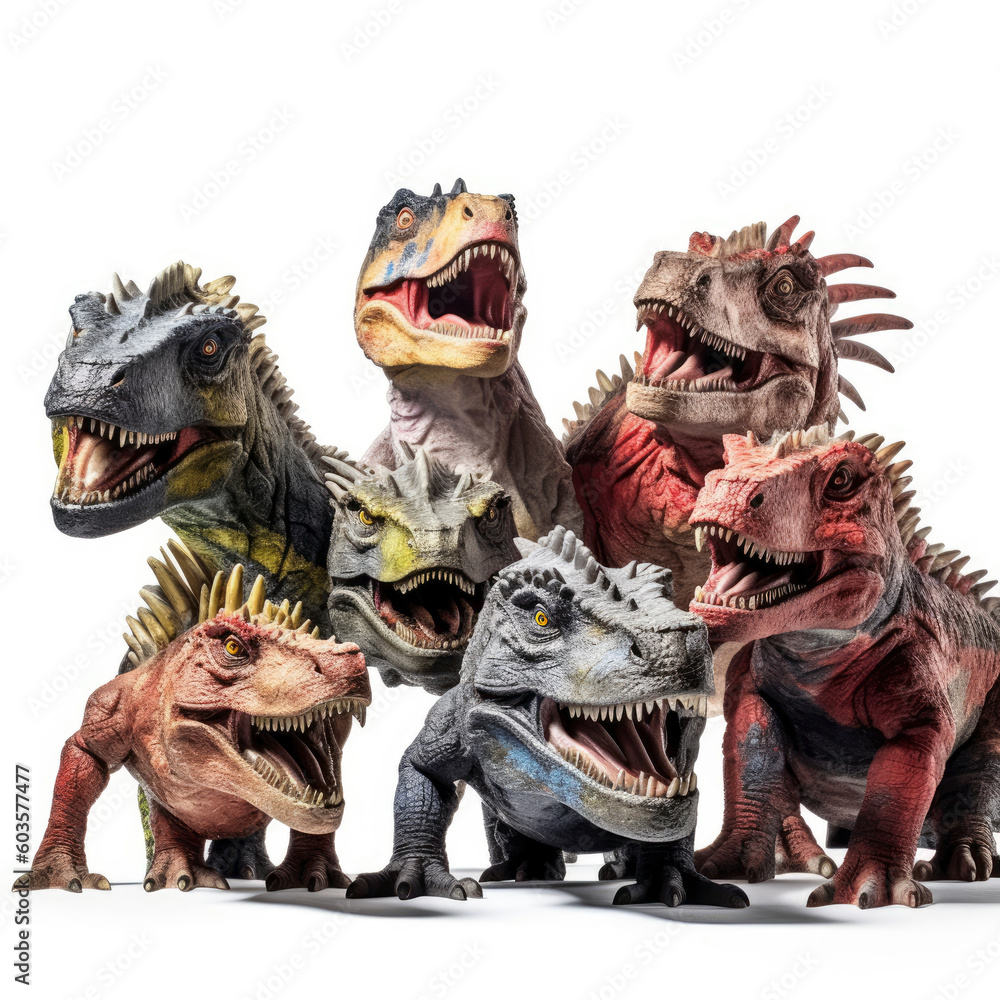 a set of dinosaurs