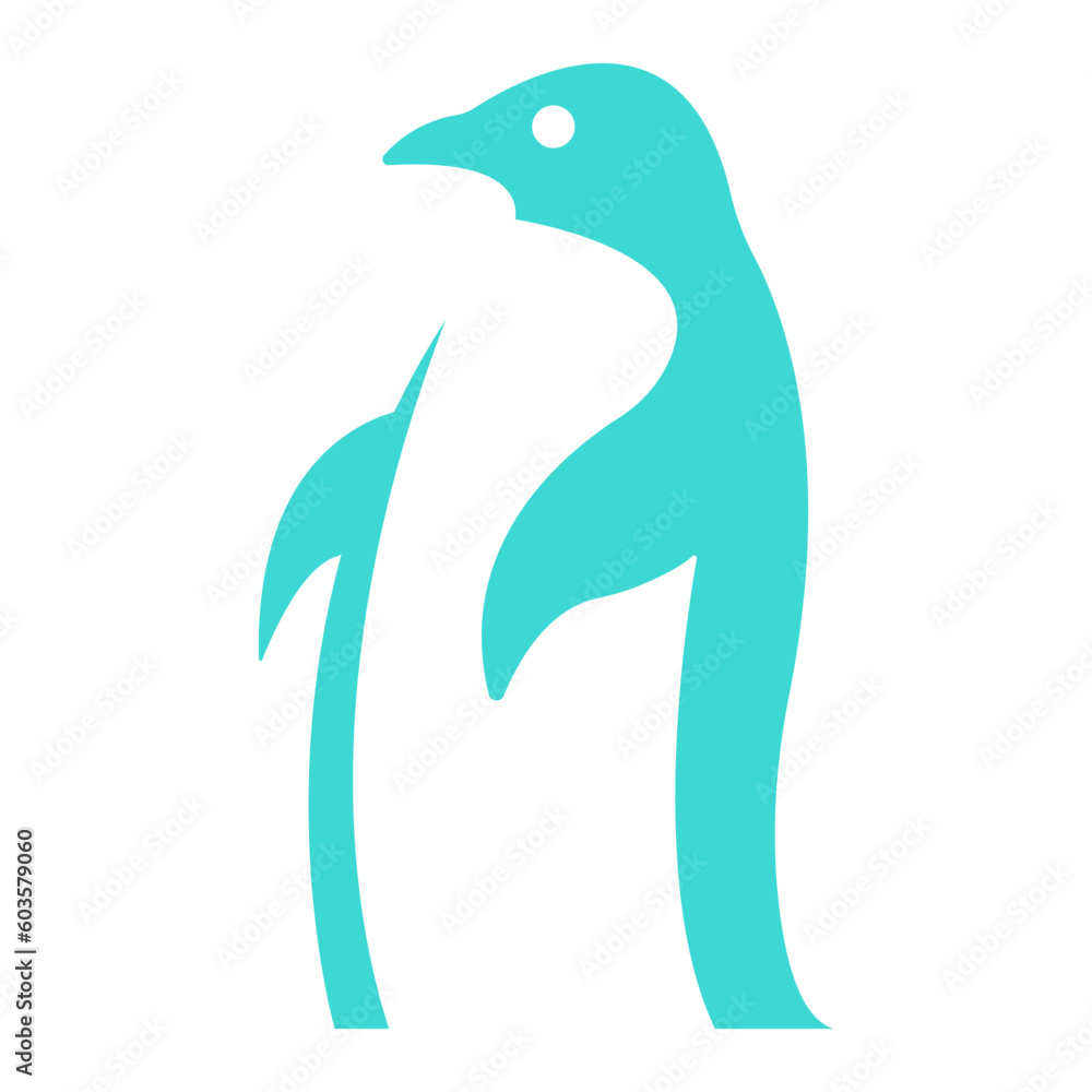 Obraz premium penguin icon illustration vector