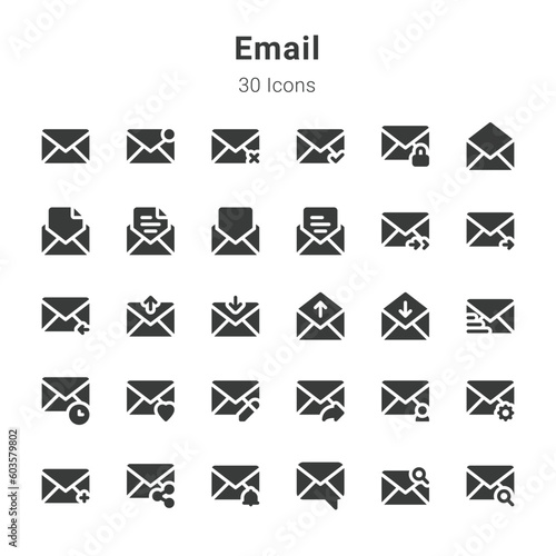 Email icons collection