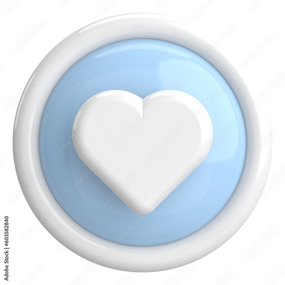 Like button. Like icon. 3D illustration. Like button. Like icon. 3D illustration.