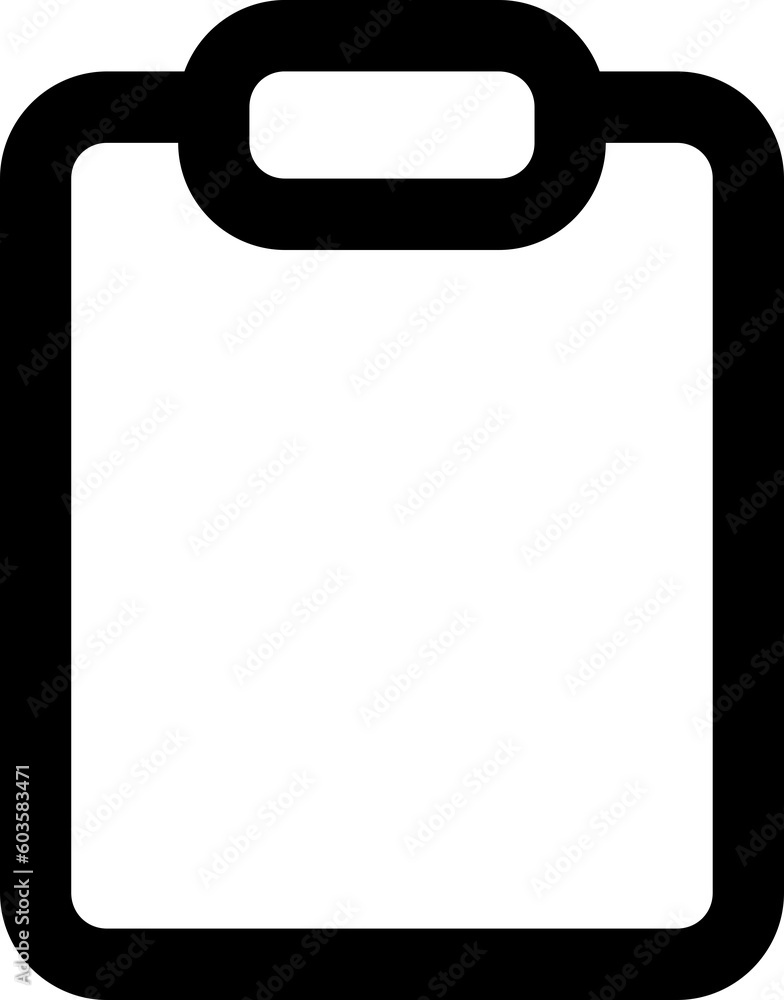 file clipboard simple icon illustration in line style and used for user interface, web, software and many more file clipboard simple icon illustration in line style and used for user interface, web, software and many more