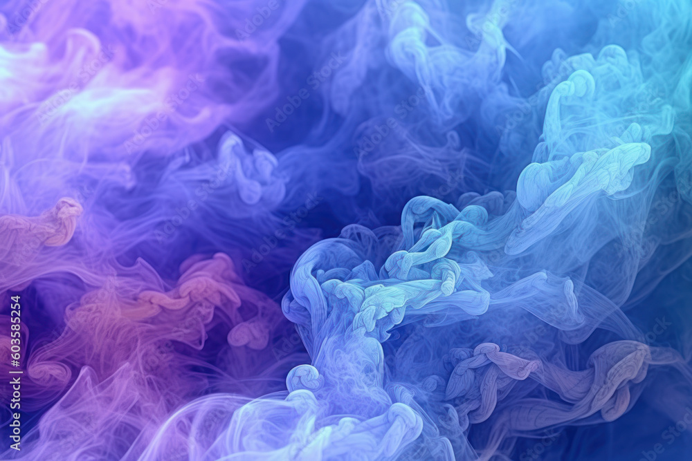 Fototapeta premium abstract digital background with multicolored smoke, ai tool generated image