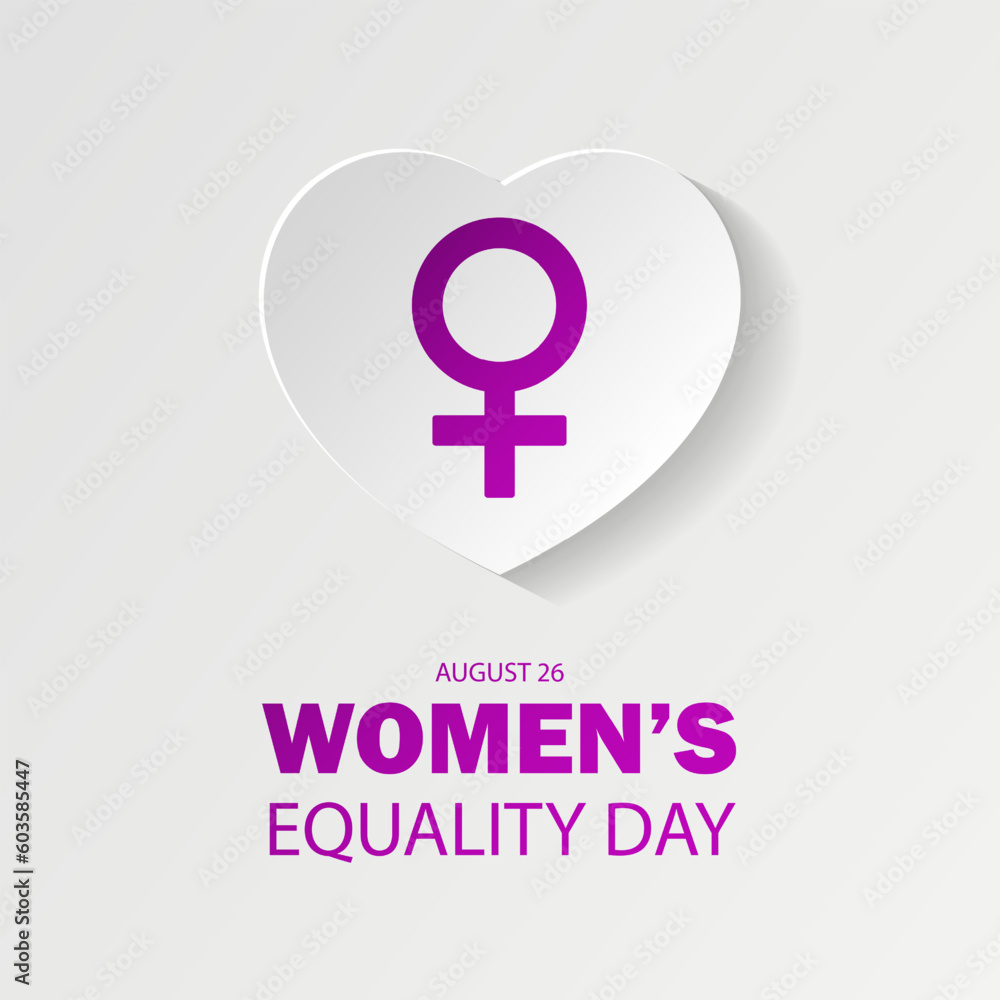 National Women's Equality Day August 26 Background Vector Illustration National Women's Equality Day August 26 Background Vector Illustration