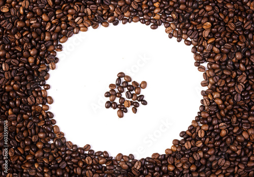 Palone ziarna kawy