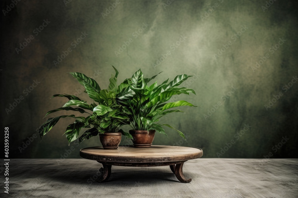 plant in a room next to blank wall plant in a room next to blank wall