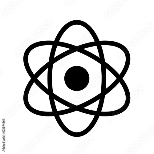 Atom Education Science Solid Icons and Symbols Png Illustrator photo