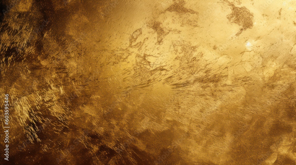 Gold textured background, abstract pattern, Generative AI