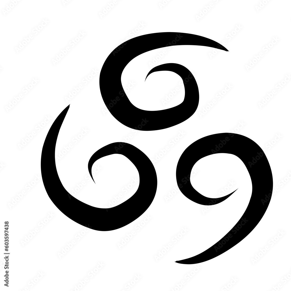 Doodle wind illustration vector Doodle wind illustration vector