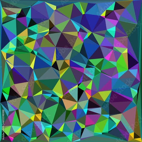 Illustration abstract kaleidoscope, lime green, forest green, emerald green, rgb. Good for symmetrical, floral, or paisley patterns with shades of green. Fit for painting, backdrop, wall art, canvas.