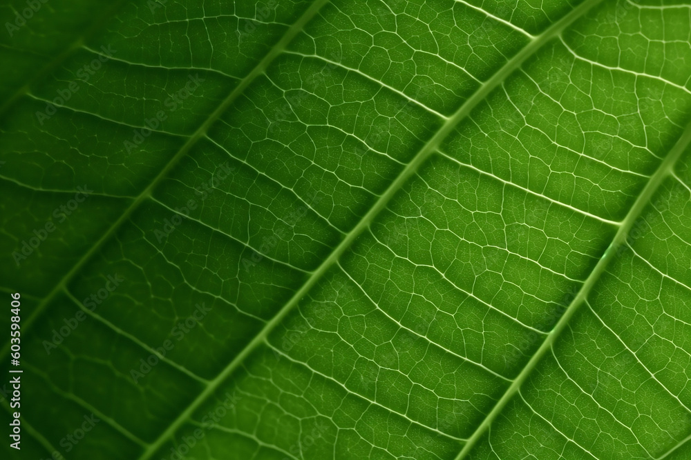close up of green leaf texture abstract Generative AI close up of green leaf texture abstract Generative AI