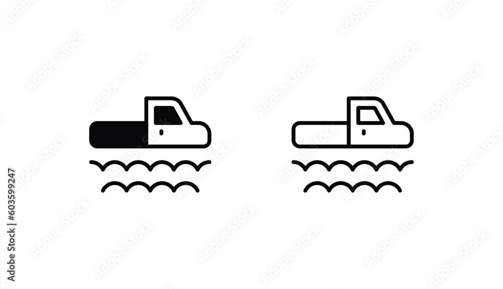 Water Car icon design with white background stock illustration Water Car icon design with white background stock illustration