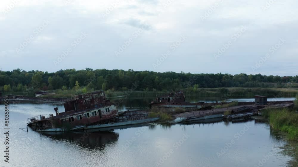 Ships that decontaminated the environment after the Chernobyl nuclear disaster. Ships that decontaminated the environment after the Chernobyl nuclear disaster.
