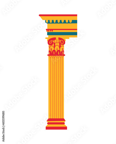 Ancient Rome Column Composition