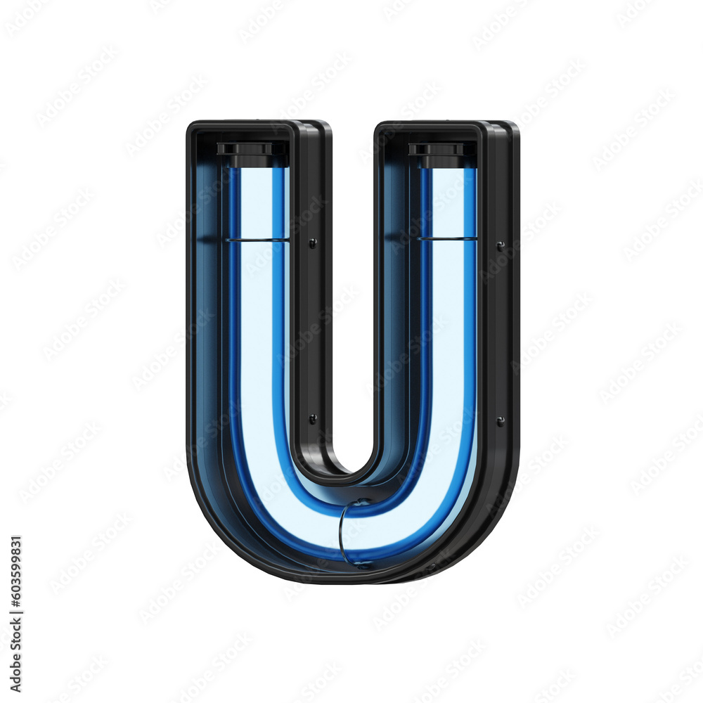 Futuristic Neon 3D Alphabet or PNG Letters Futuristic Neon 3D Alphabet or PNG Letters