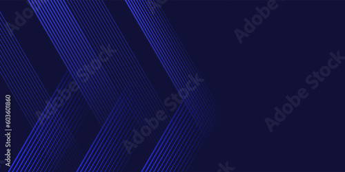 abstract dark blue background with modern corporate concept lines