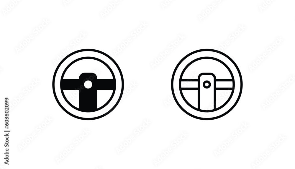 Steering icon design with white background stock illustration Steering icon design with white background stock illustration