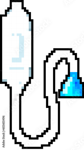 pump nasal aspirator game pixel art retro vector. bit pump nasal aspirator. old vintage illustration