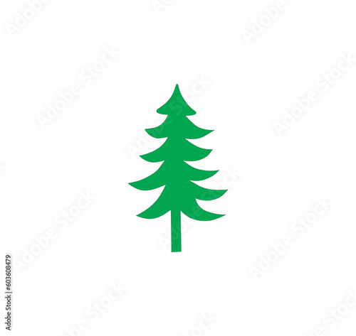 Spruce tree icon. Tree icon.
