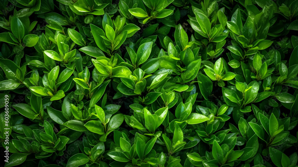 view of tea leaves from above generative ai view of tea leaves from above generative ai