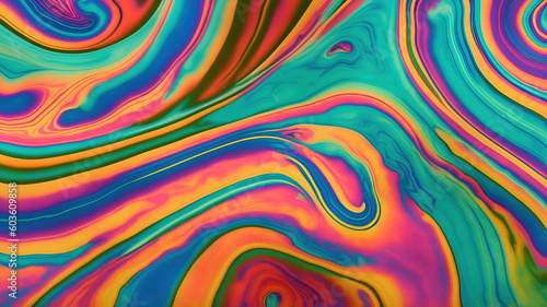 Abstract Painting Rainbow Marble Agate Wallpaper   AI Generated