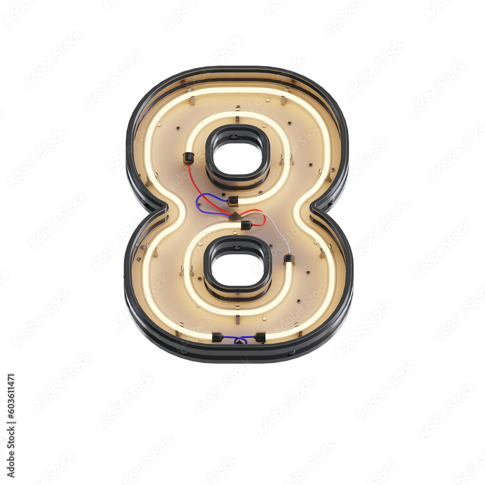Futuristic Neon 3D Alphabet or PNG Letters Futuristic Neon 3D Alphabet or PNG Letters
