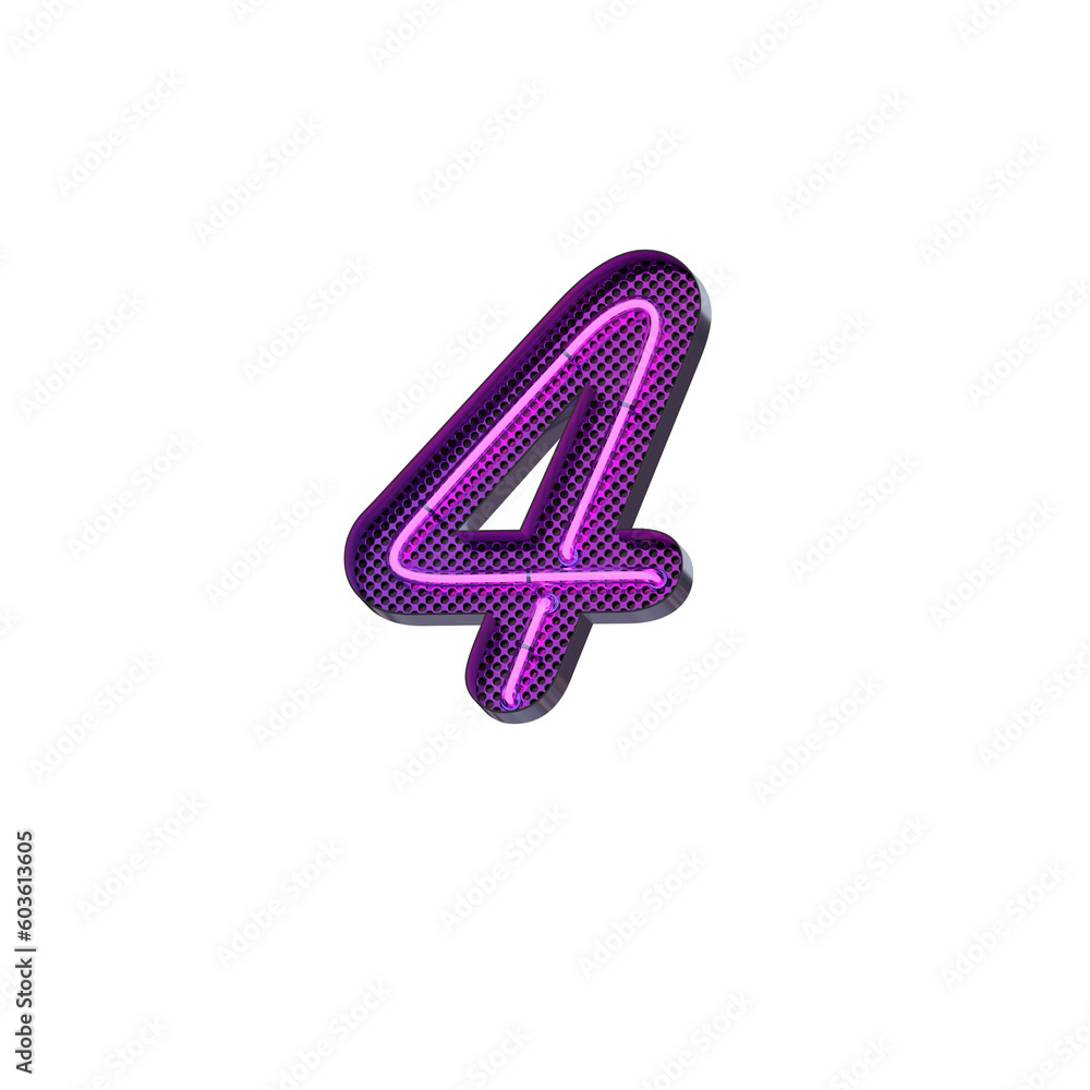 Retro Script Neon 3D Alphabet or PNG Letters Retro Script Neon 3D Alphabet or PNG Letters