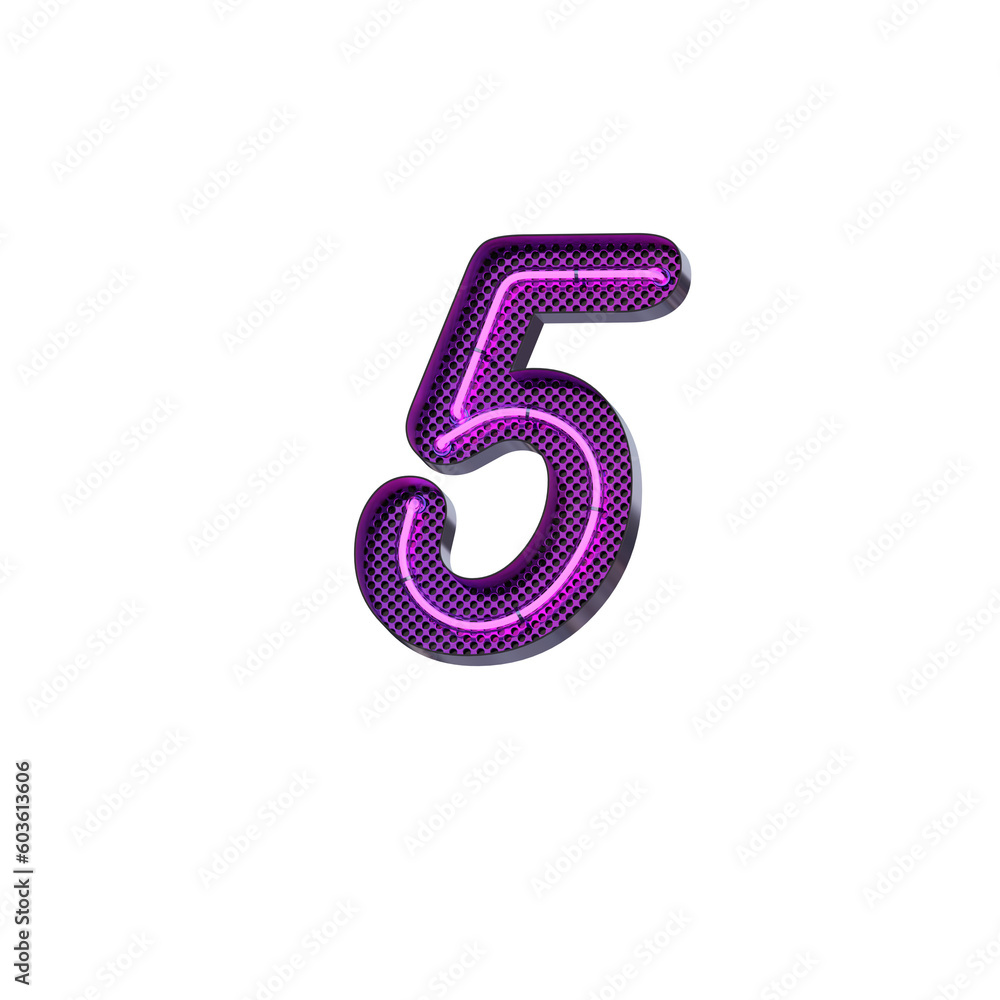 Retro Script Neon 3D Alphabet or PNG Letters Retro Script Neon 3D Alphabet or PNG Letters