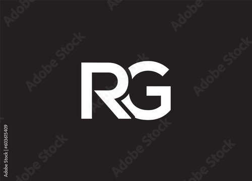 RG initial letter logo design and company logo photo