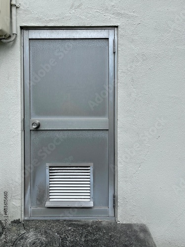 door on a wall