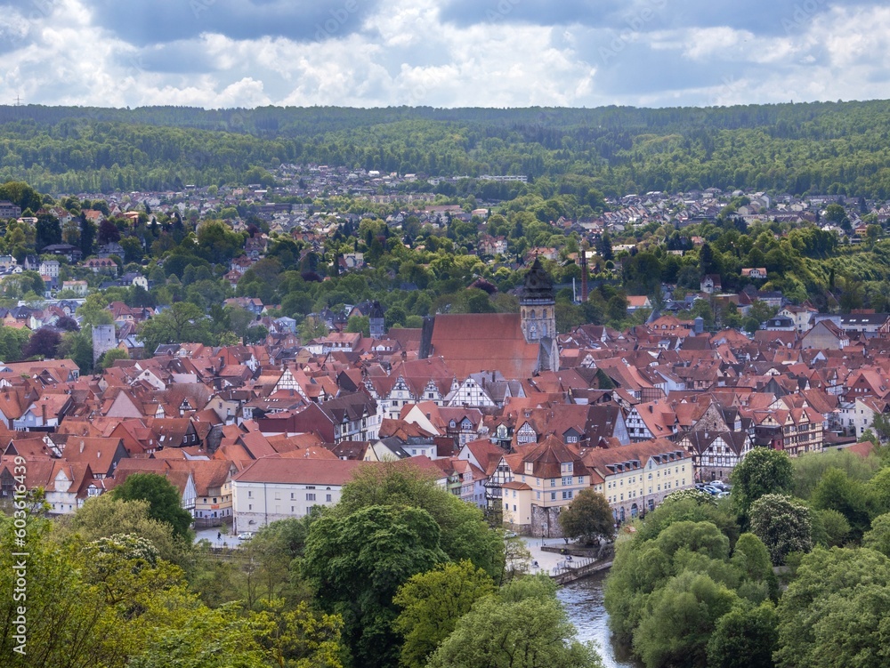 Obraz premium View of Hann.Münden