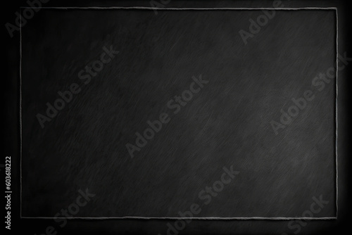 Framed black chalkboard. Generative AI