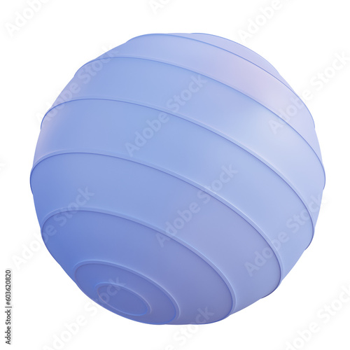 3d illustration yoga ball 