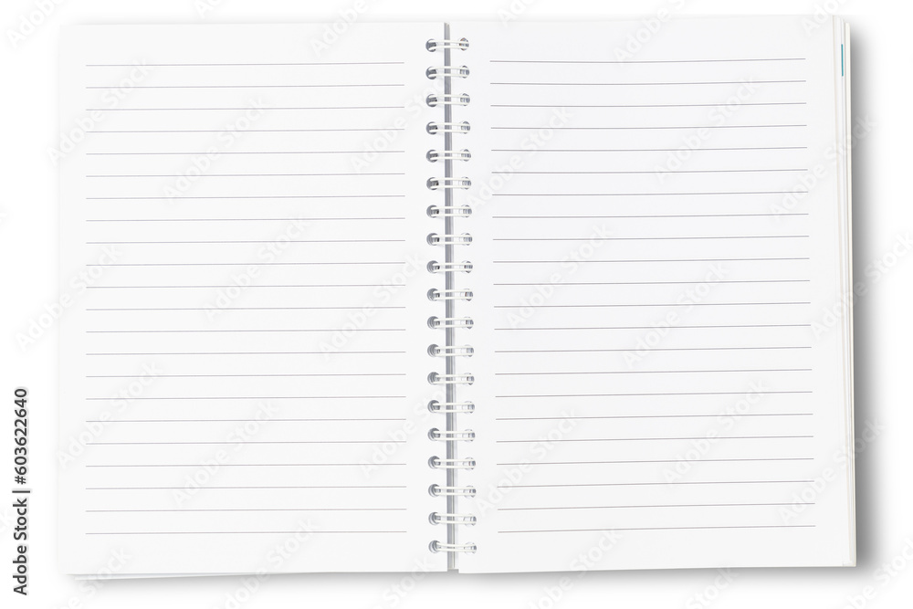closeup photo of blank open Ring Binder Notebook Planner in lines isolated over transparent background, business stationery, school, art or craft supply, top view / flat lay for your scenes, copyspace closeup photo of blank open Ring Binder Notebook Planner in lines isolated over transparent background, business stationery, school, art or craft supply, top view / flat lay for your scenes, copyspace