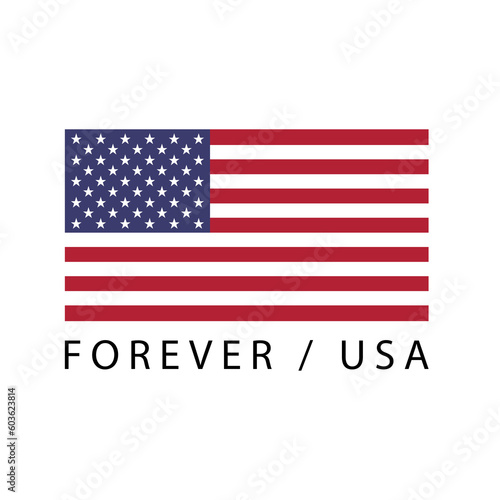 stamp usa, forever usa,  American flag, illustration