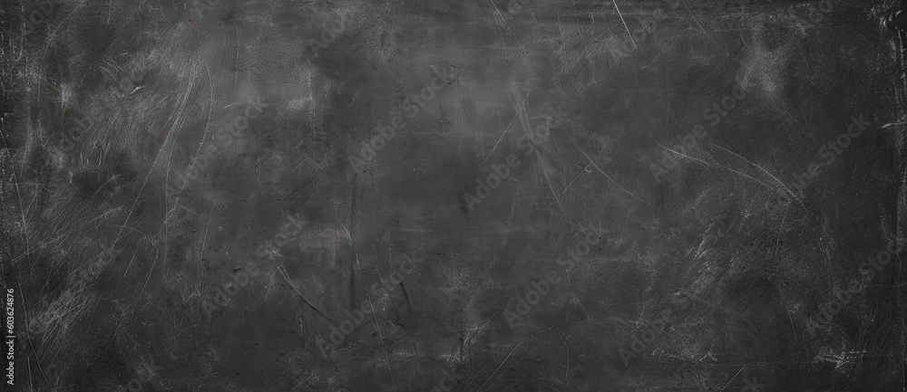 Empty black chalkboard. Generative AI