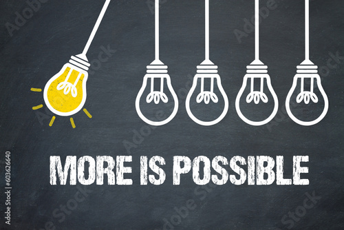 More is possible 