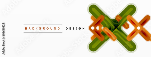 Minimal geometric background cross line. Design for wallpaper, banner, background, landing page, wall art, invitation, prints, posters