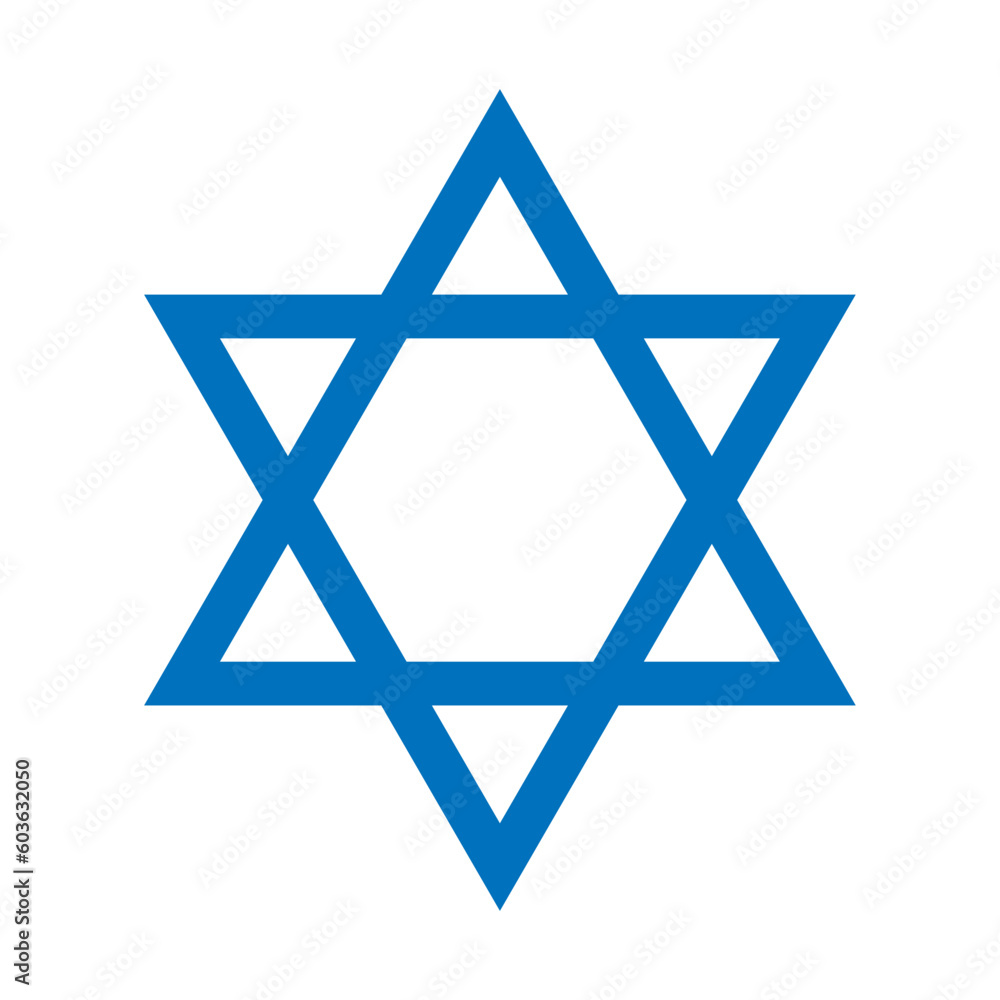 Star of david symbol. Jewish religion sign. Judaism icon. Vector illustration image. Star of david symbol. Jewish religion sign. Judaism icon. Vector illustration image.