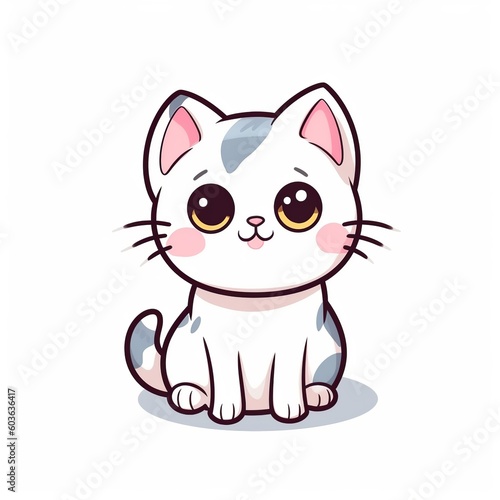a awesome cute cat animation sticker kawaii © NikahGeh