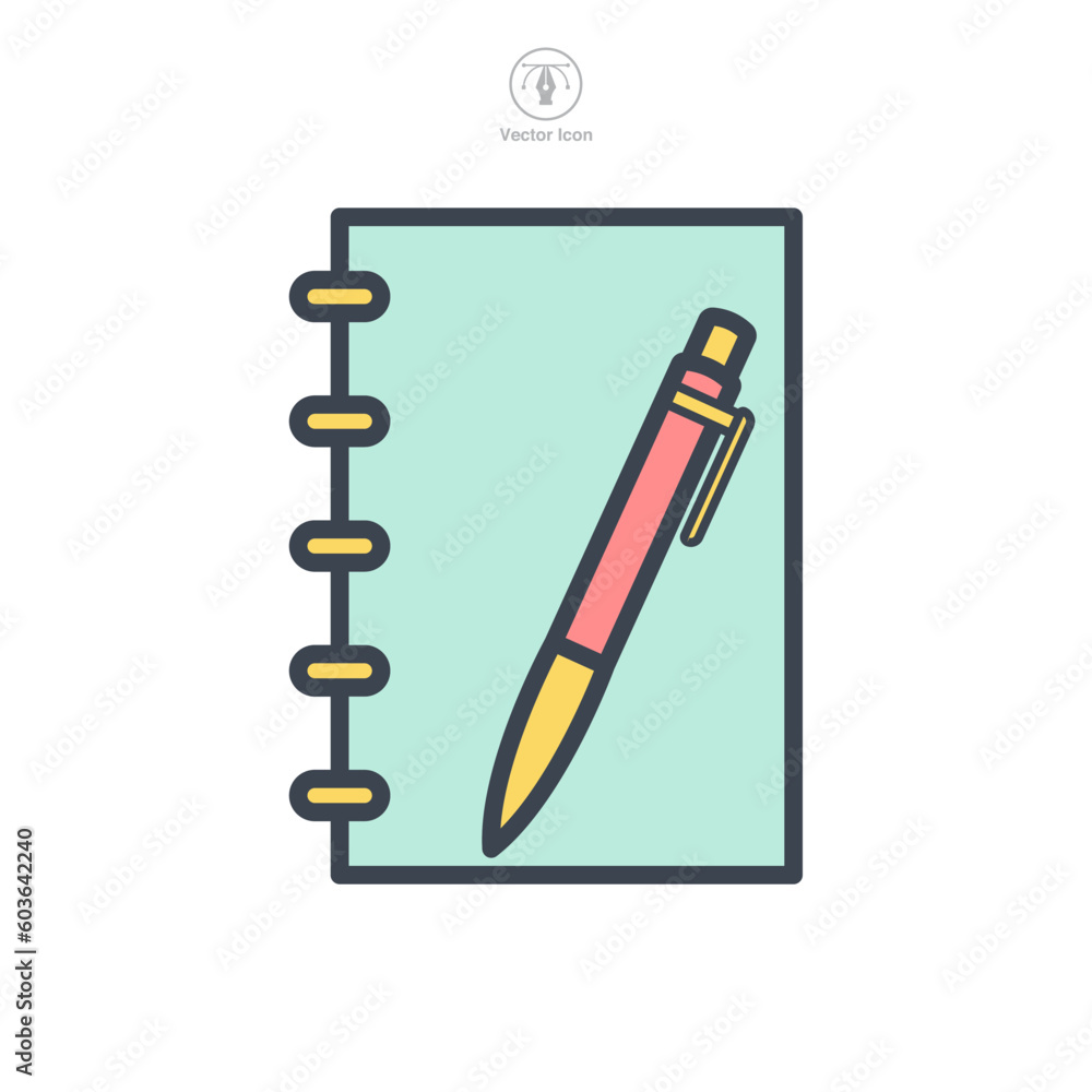 pen and paper icon symbol template for graphic and web design collection logo vector illustration pen and paper icon symbol template for graphic and web design collection logo vector illustration