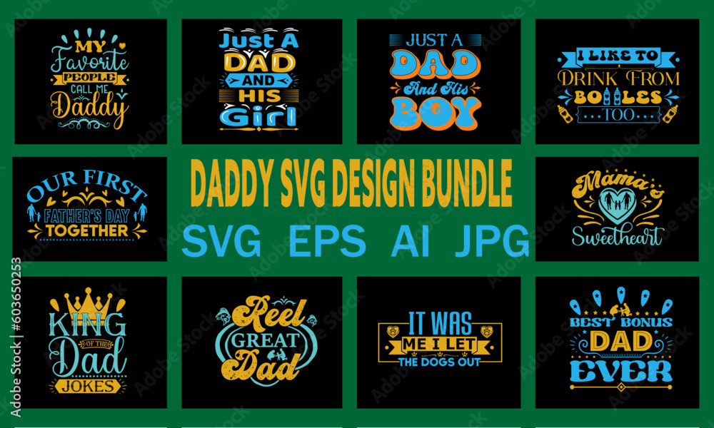 Daddy Svg Free Design Bundle 