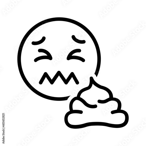 Black line icon for Nasty