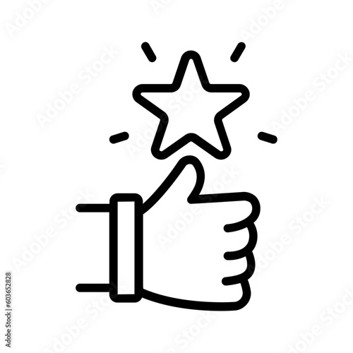 Black line icon for Superior