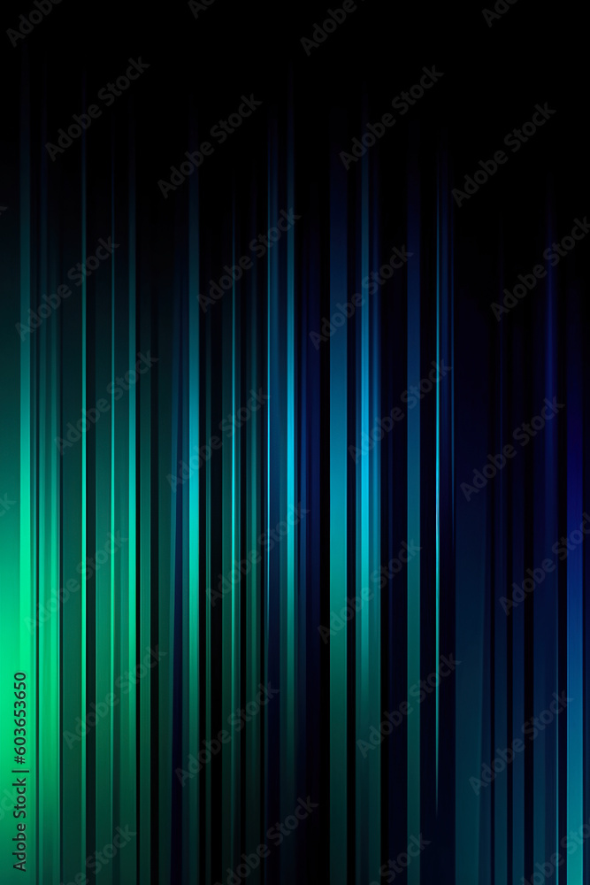 wallpaper, green high contrast line, dark background, Generative AI