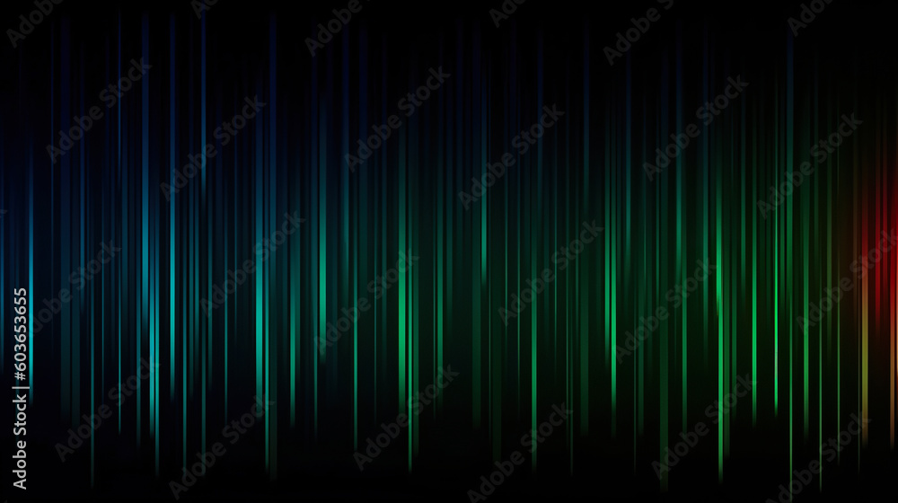 wallpaper, green high contrast line, dark background, Generative AI