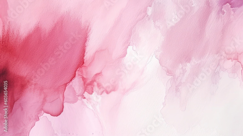 Abstract white and pink watercolor background © ABC Vector