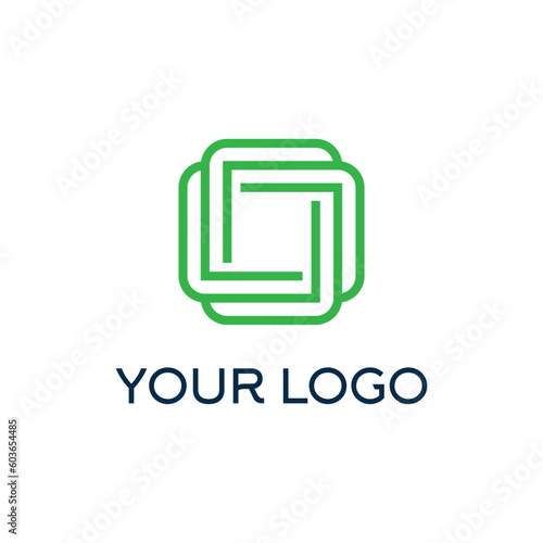 O letter logo, creative symbol. Tech Letter O Logo Icon Design Template. Technology Abstract Line Connection Circle Vector Logotype. Simple creative template.