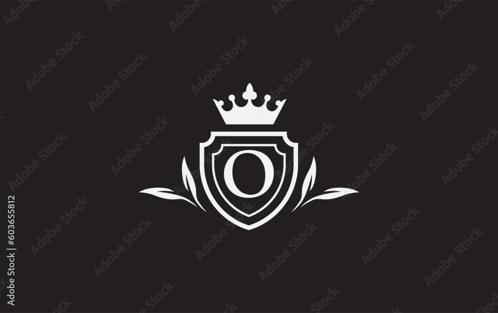 Crown and shield icon and Royal, luxury symbol vector. King, queen abstract geometric logo design Crown and shield icon and Royal, luxury symbol vector. King, queen abstract geometric logo design