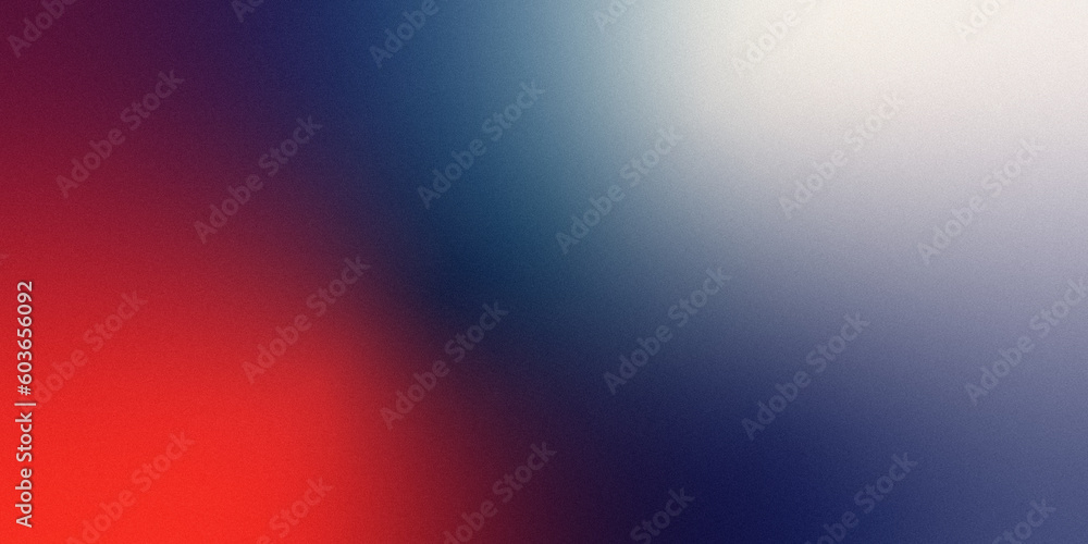Color gradient grainy background, red toned blue white illuminated spots on black, noise texture effect Color gradient grainy background, red toned blue white illuminated spots on black, noise texture effect