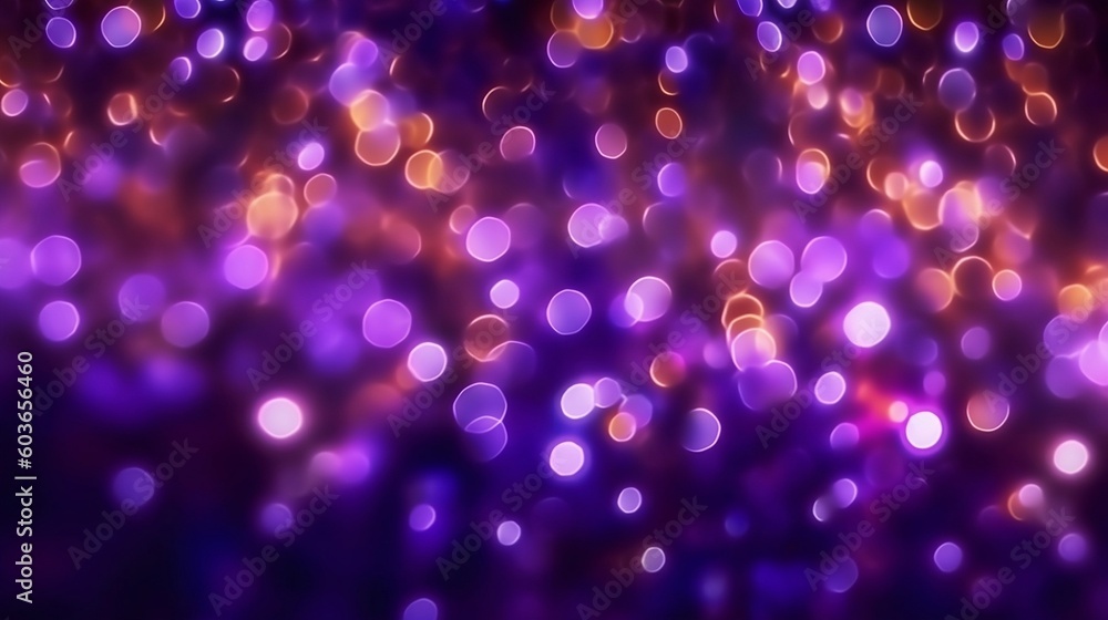 Vibrant Nebula: abstract lights. Abstract lights blur bokeh background. purple vivid background, generative AI Vibrant Nebula: abstract lights. Abstract lights blur bokeh background. purple vivid background, generative AI